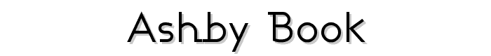 Ashby Book font